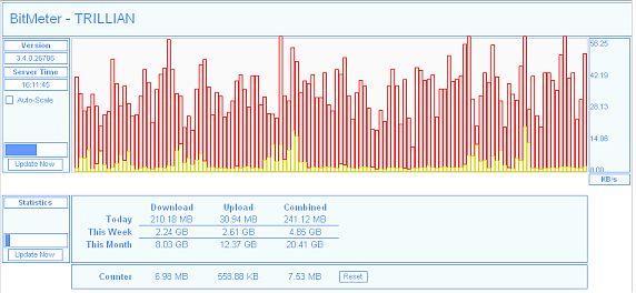 BitMeter web interface